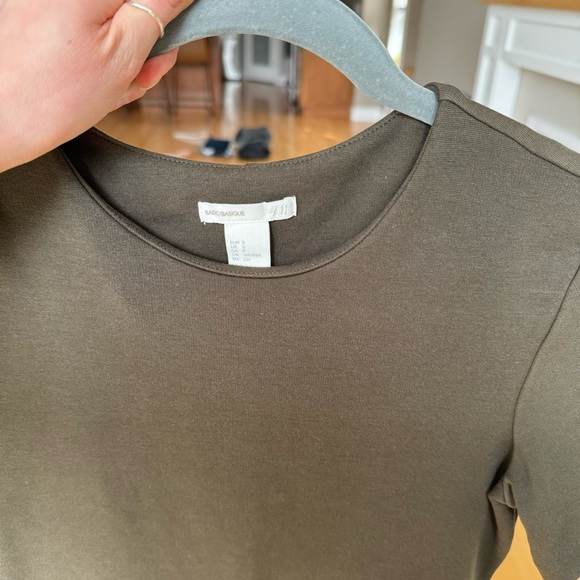 Khaki midi dress - H&M size small - Picture 8 of 8